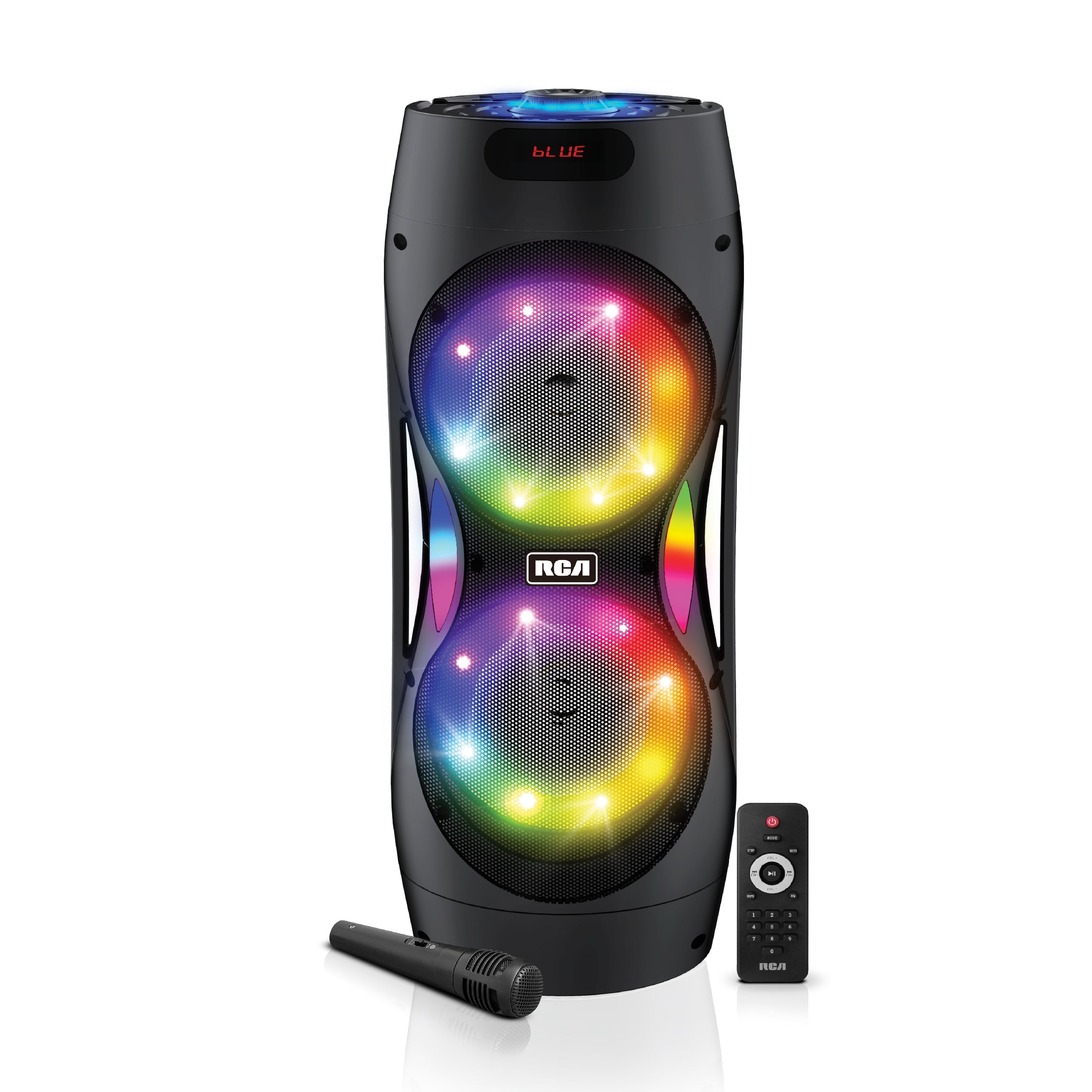 RCA Disco 206 RGB Wireless Party Speaker with Dual 6.5