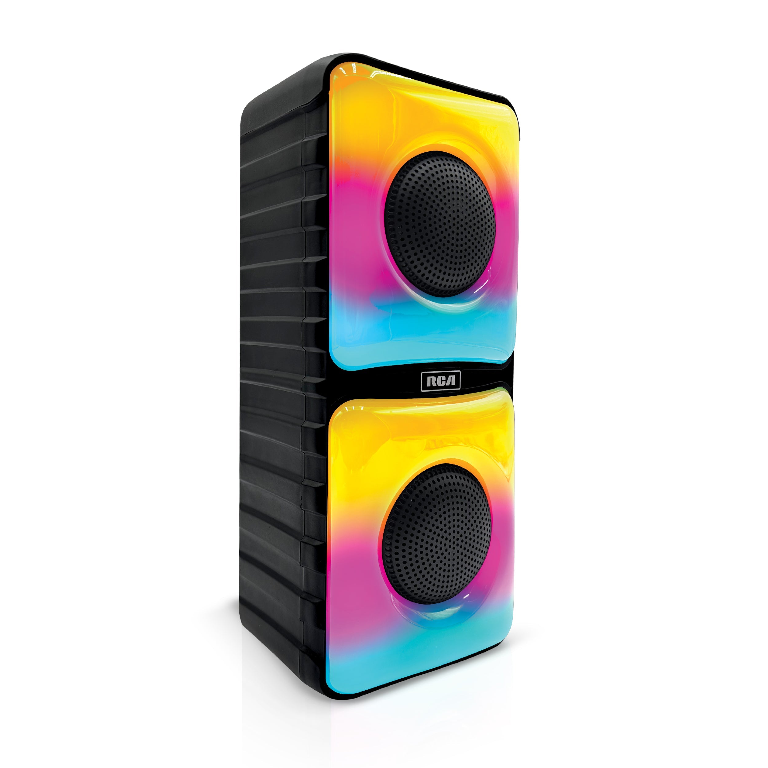 RCA Disco 204 Flame Effect Bluetooth Party Speaker with Dual 4