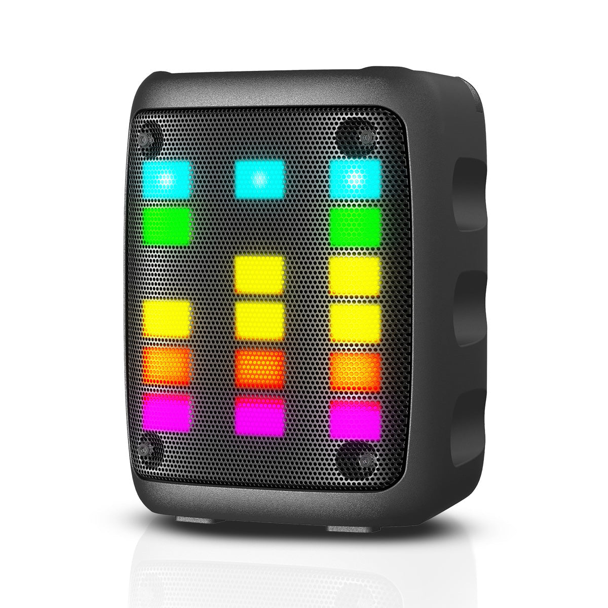 RCA Disco 103 RGB Wireless Mini Party Speaker with LED Show Lights and 3