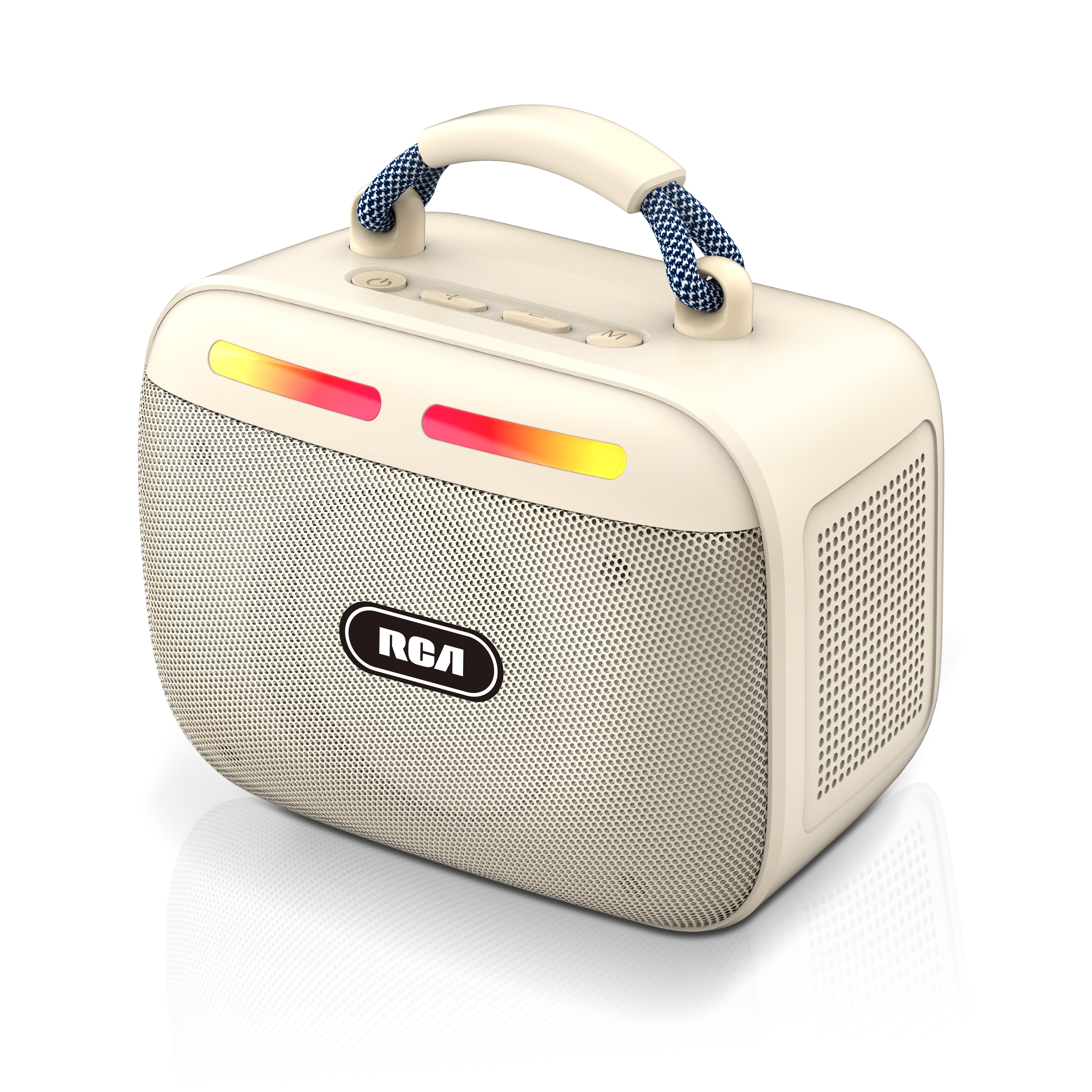 RCA FLEX-30 Portable Bluetooth Speaker with RGB Lights & 100-Min Playback