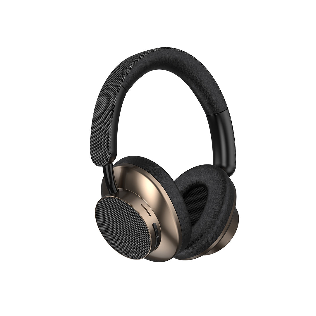 RCA WAVE-75 ANC Bluetooth Wireless Headphones - 25H Playtime, Metallic Finish
