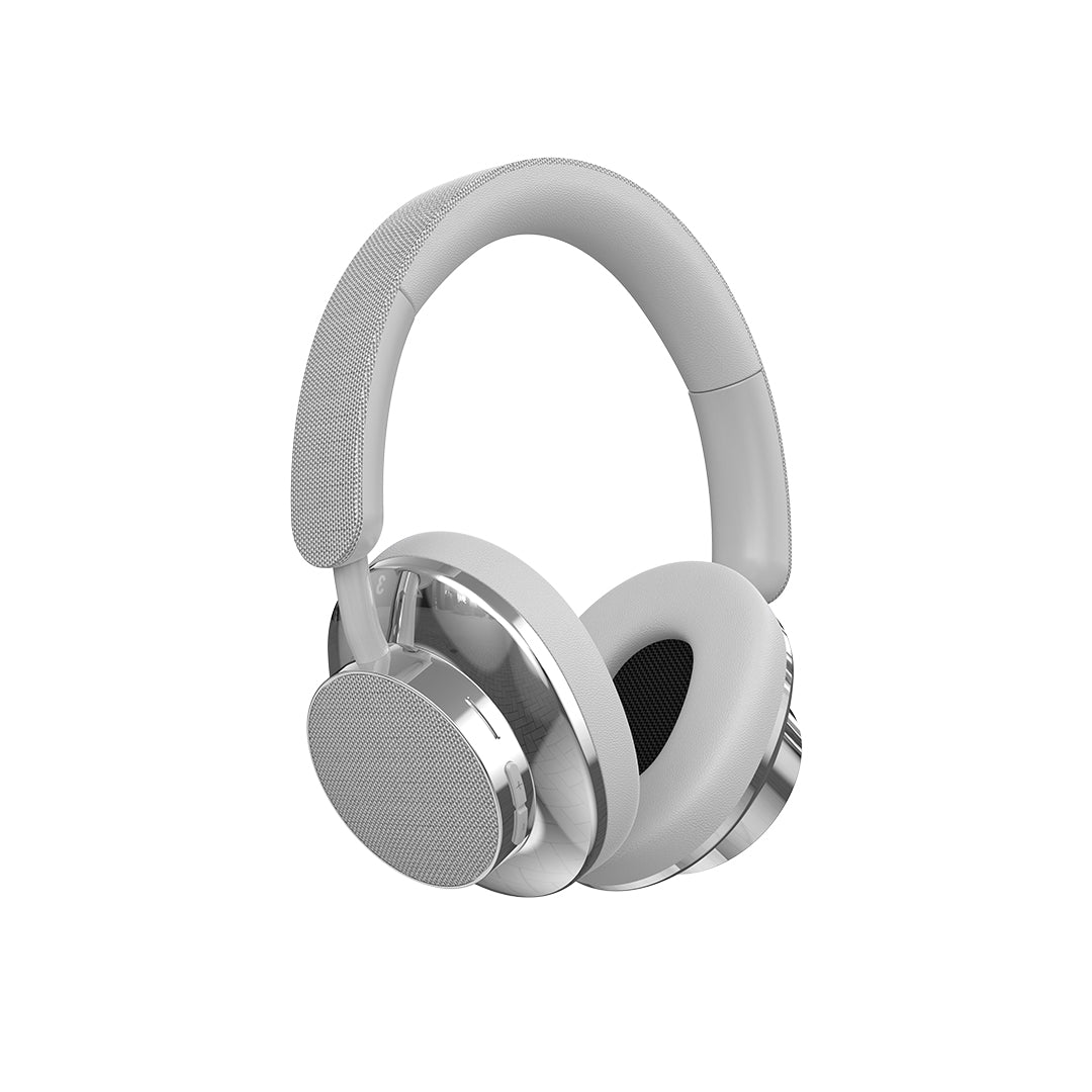 RCA WAVE-75 ANC Bluetooth Wireless Headphones - 25H Playtime, Metallic Finish