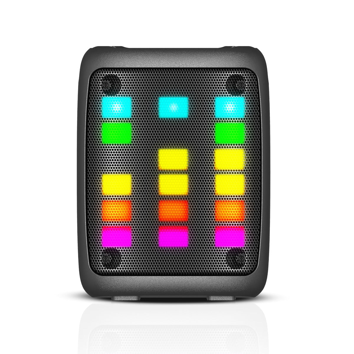 RCA Disco 103 RGB Wireless Mini Party Speaker with LED Show Lights and 3