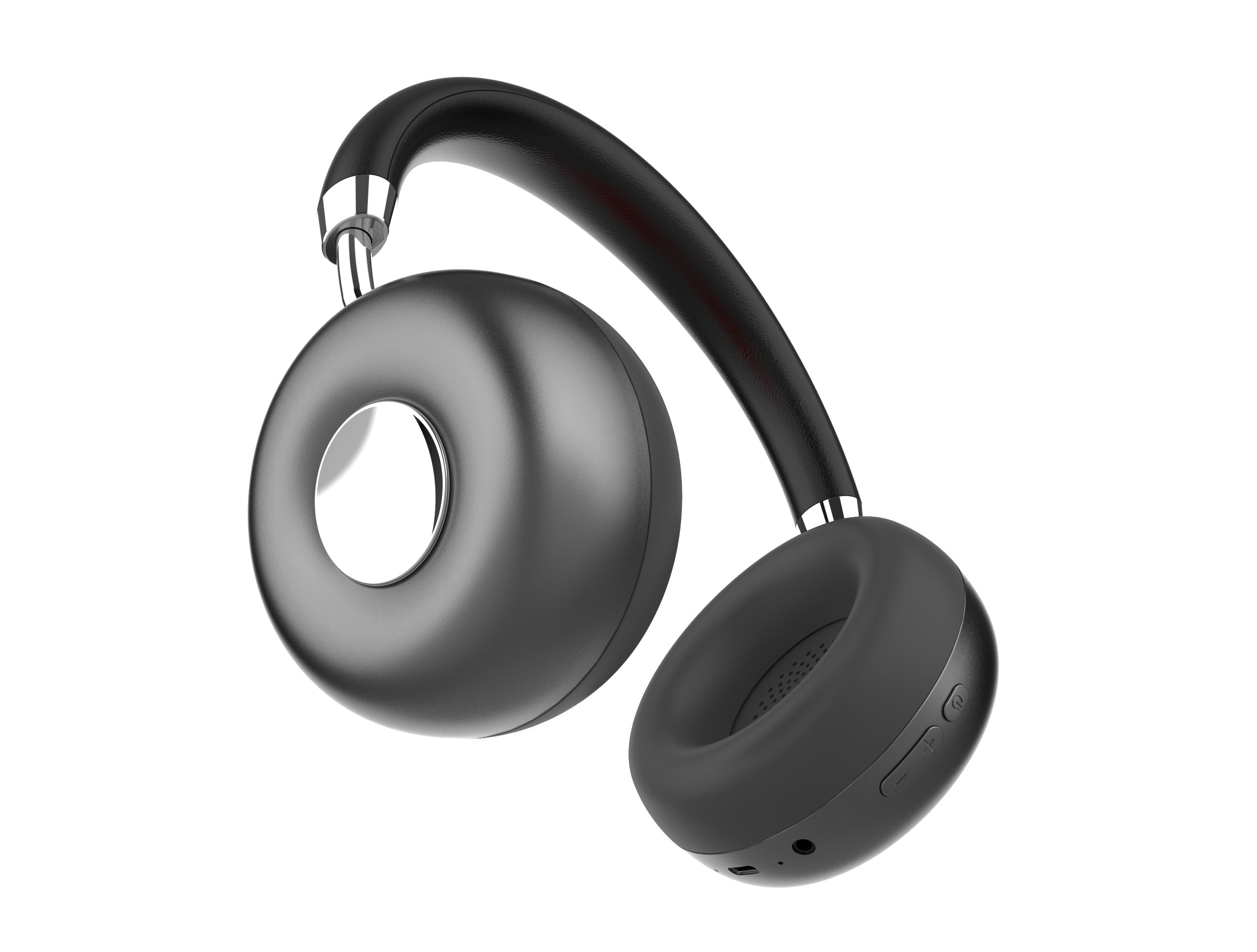 RCA WAVE-50 Wireless Over-Ear Headphones with Built-In Mic, Voice Assistant & 90° Rotating Ear Cups