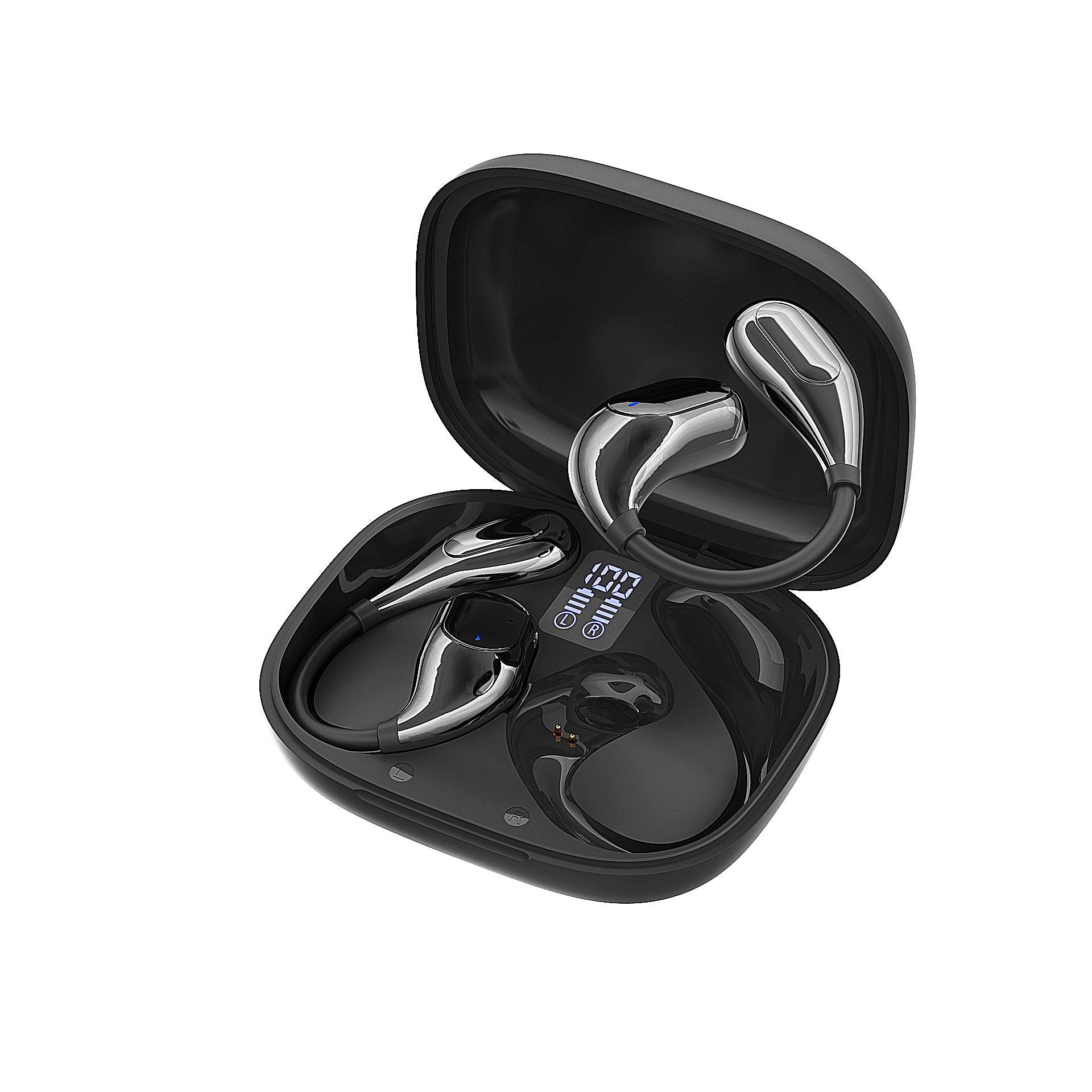 RCA WAVE-44 TWS Aero Pods – Bluetooth V5.4, 5-6 Hour Playtime, Fast Charging
